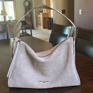 Karl Lagerfeld Suede Shoulder Bag